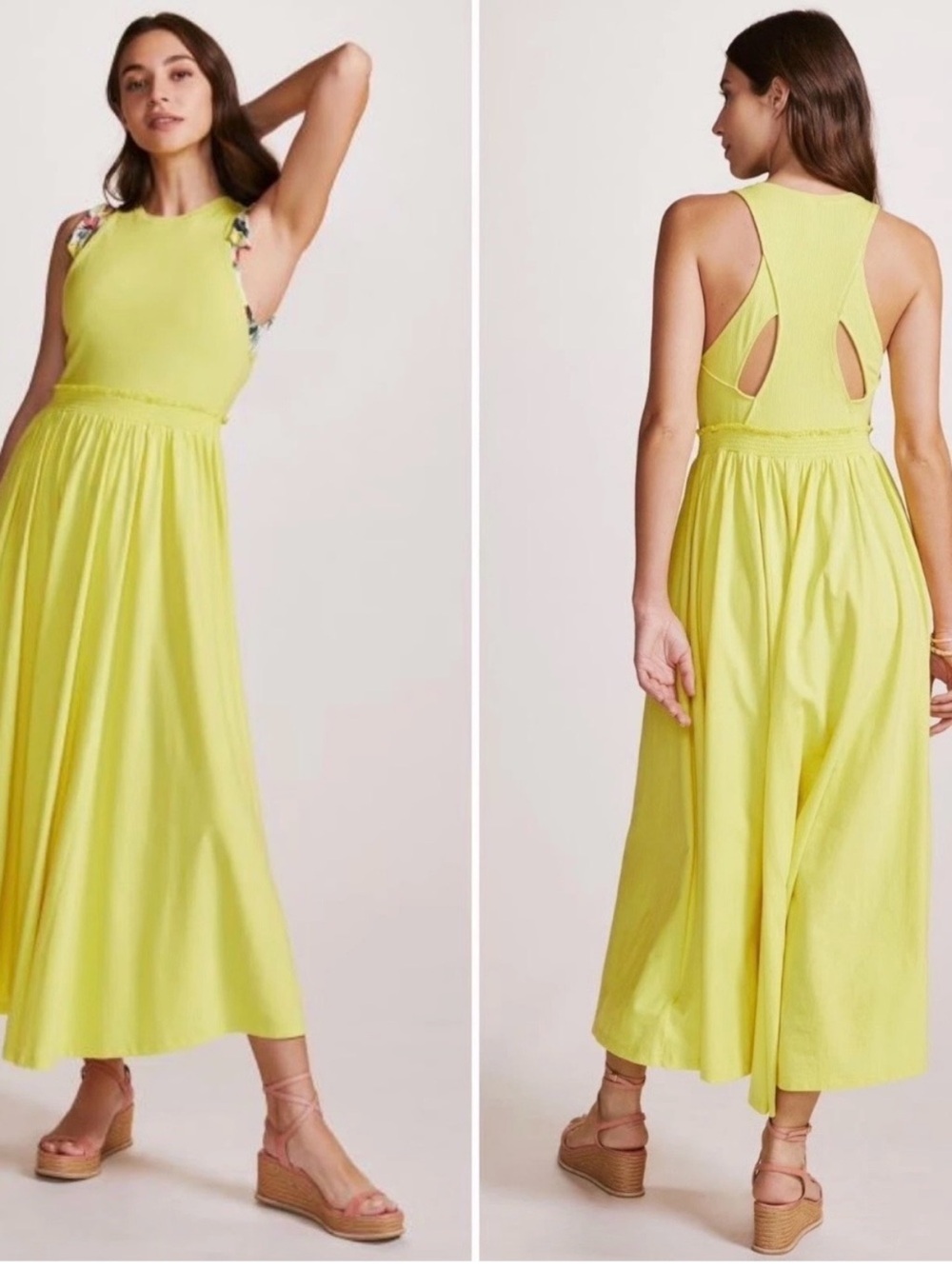 Anthropologie daily practice tank dress sz SP